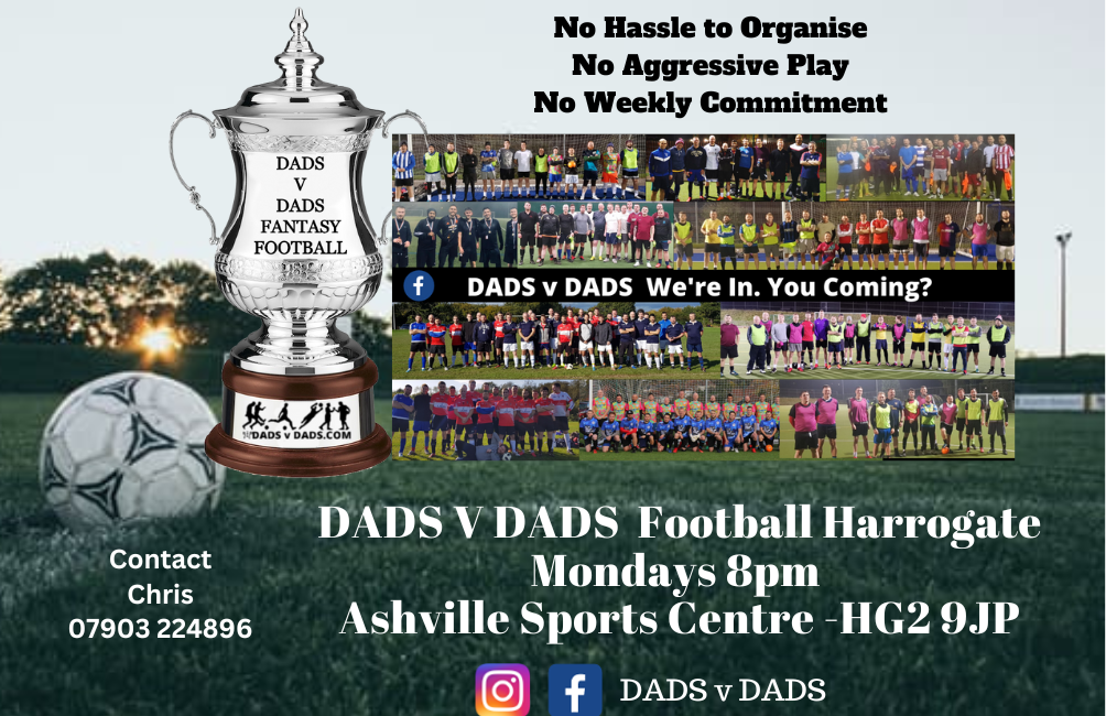 Play Football Harrogate Mondays DADSvDADS